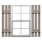 Ekena Millwork 12-in. W x 51-in. H Mid-America Vinyl, Standard Size Three Board Spaced Shutters, 008 - Clay, PR 00031251008 - alternate 1